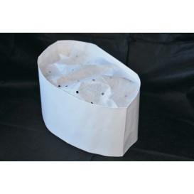 Papírové Čepice Lodička Bílý (100 Kousky)