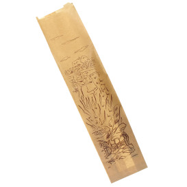 Papírové Sáčky "Siega" Kraft 12+9x50cm (100 Kousky)