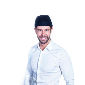 Čepice Lodička Kuchařská Bavlněná Černá (25 Kousky)