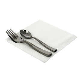 Papírové Ubrousky 30x30cm Bílá 1 Vrstvy (100 Ks)