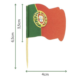 Napichovátka Vlajky " Portugalsko " 65mm (144 Ks)