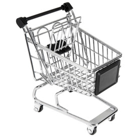 Mini Nákupní Vozík Ocel 13x13,5x9,5cm (1 Ks)