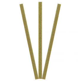 Papírová Rovná Brčka Kraft Smoothie Ø8mm 19,7cm (500 Ks)