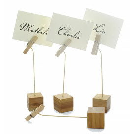 Bambusové Klipy na Karty 130mm (144 Ks)