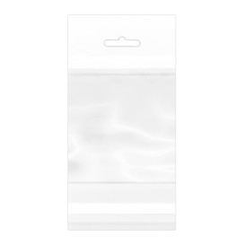Tašky s BOPP s Oknem Samolepící a Otvorem Pevné 7x10cm G160 (100 Ks)
