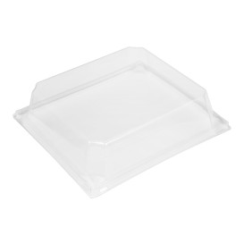 Plastový Víčko PET pro Misky 480ml 14,3x12,3x3,3cm (12 Ks)