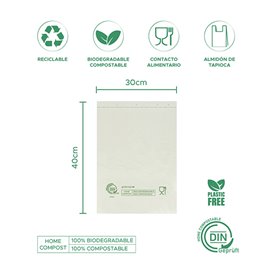 Taška na trhu Block Home Compost “Classic” 30x40cm 12µm (100 Ks)