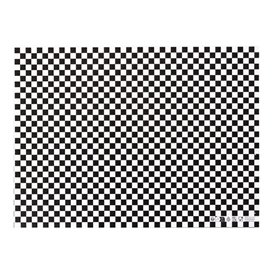 Sáčky Nepromastitelný “Vichy” Černá 31x42cm (1.000 Ks)