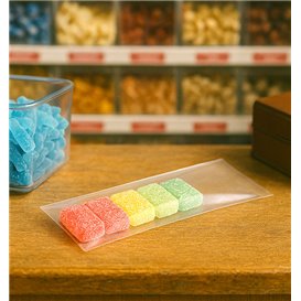 Tašky Polyetylenové bez Krycím Proužkem 7,5x20cm G-100 (100 Ks)